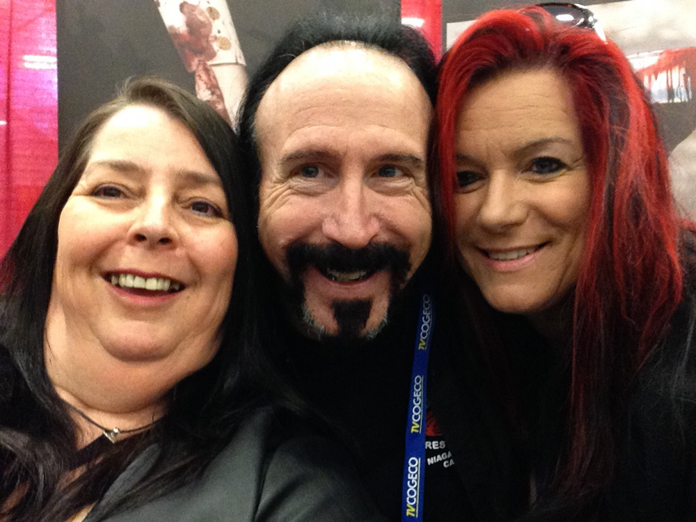 Niagara Falls Comic Con 2015 Ali, Wayne & Michelle having a laugh.